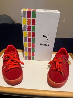 Kids' Red Suede Sneaker